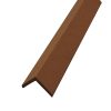 LETVA WPC ZAVRŠNA UGAONA 45x45 COGNAC