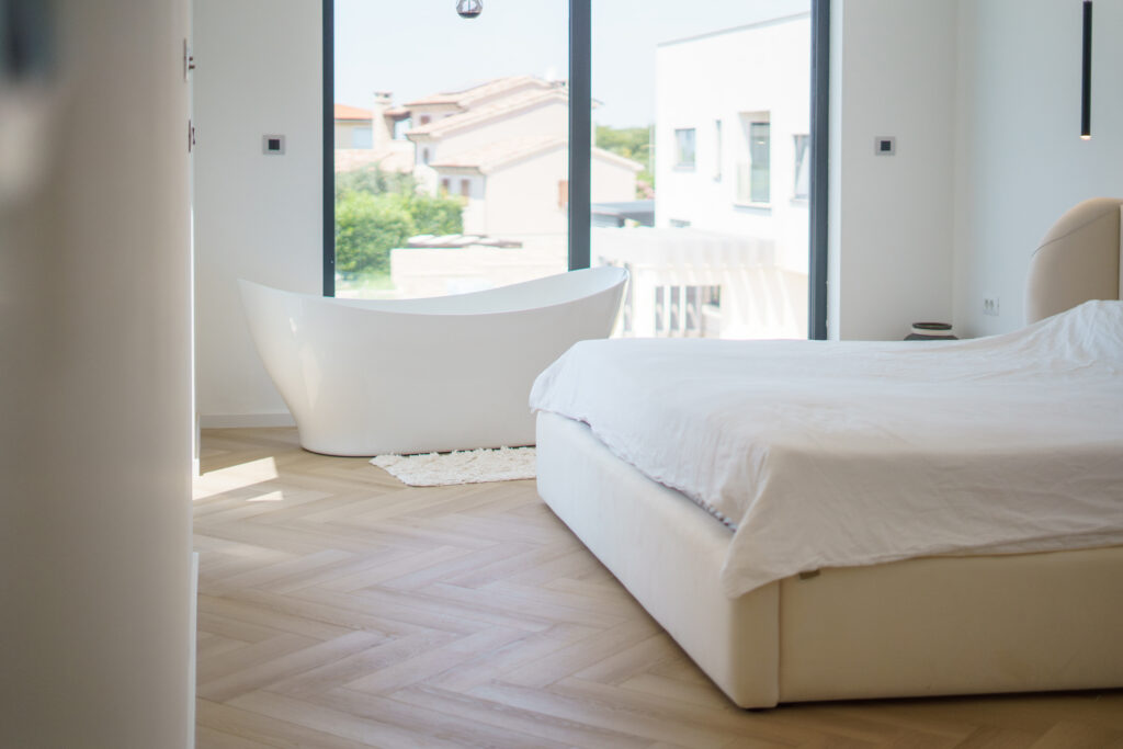 Villa Olea Vista – riblja kost od vinila u kući za odmor