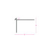 PROFIL STEP V=3 MM 270 CM SREBRNI